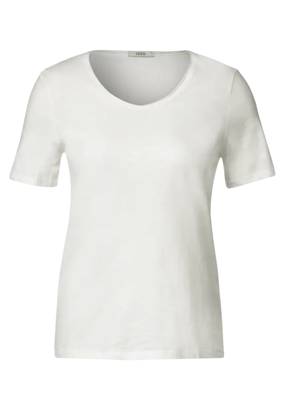 CECIL Basic T-Shirt in Unifarbe