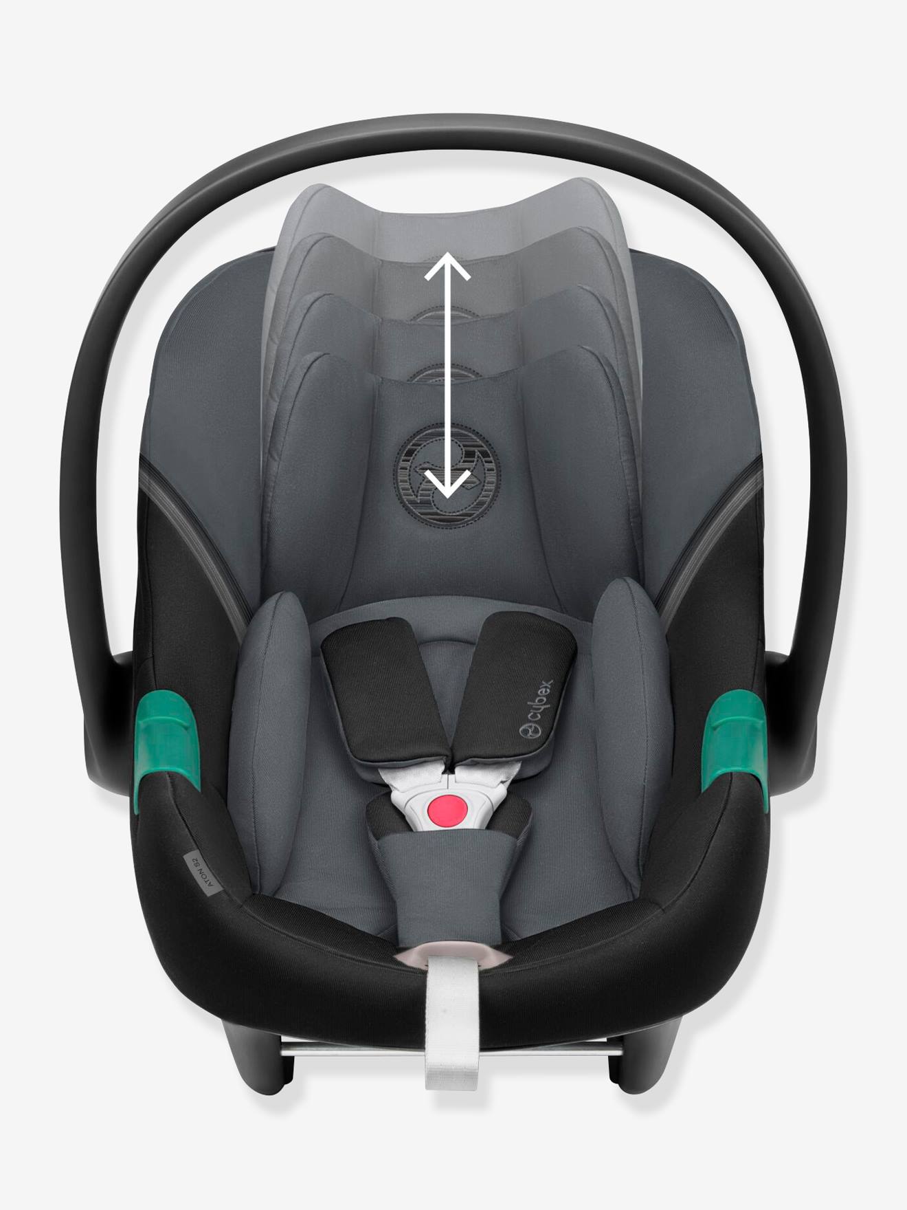 Siège-auto coque CYBEX Gold Aton S2 i-Size 45 à 87 cm, équivalence groupe 0+ gris (monument grey)