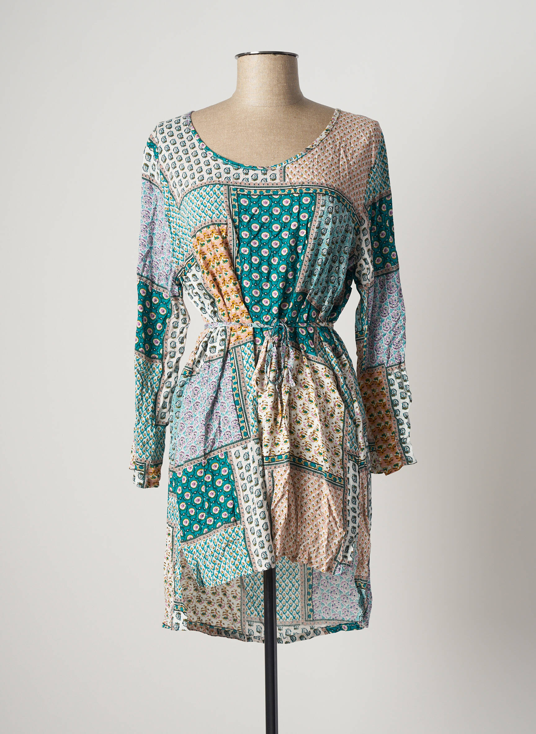 Dipawali Tuniquemanchelongue Femme couleur vert