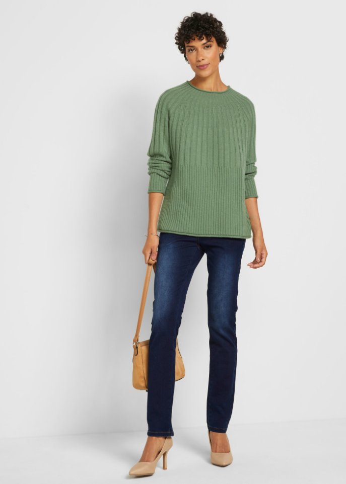 Wollpullover mit Good Cashmere Standard®-Anteil