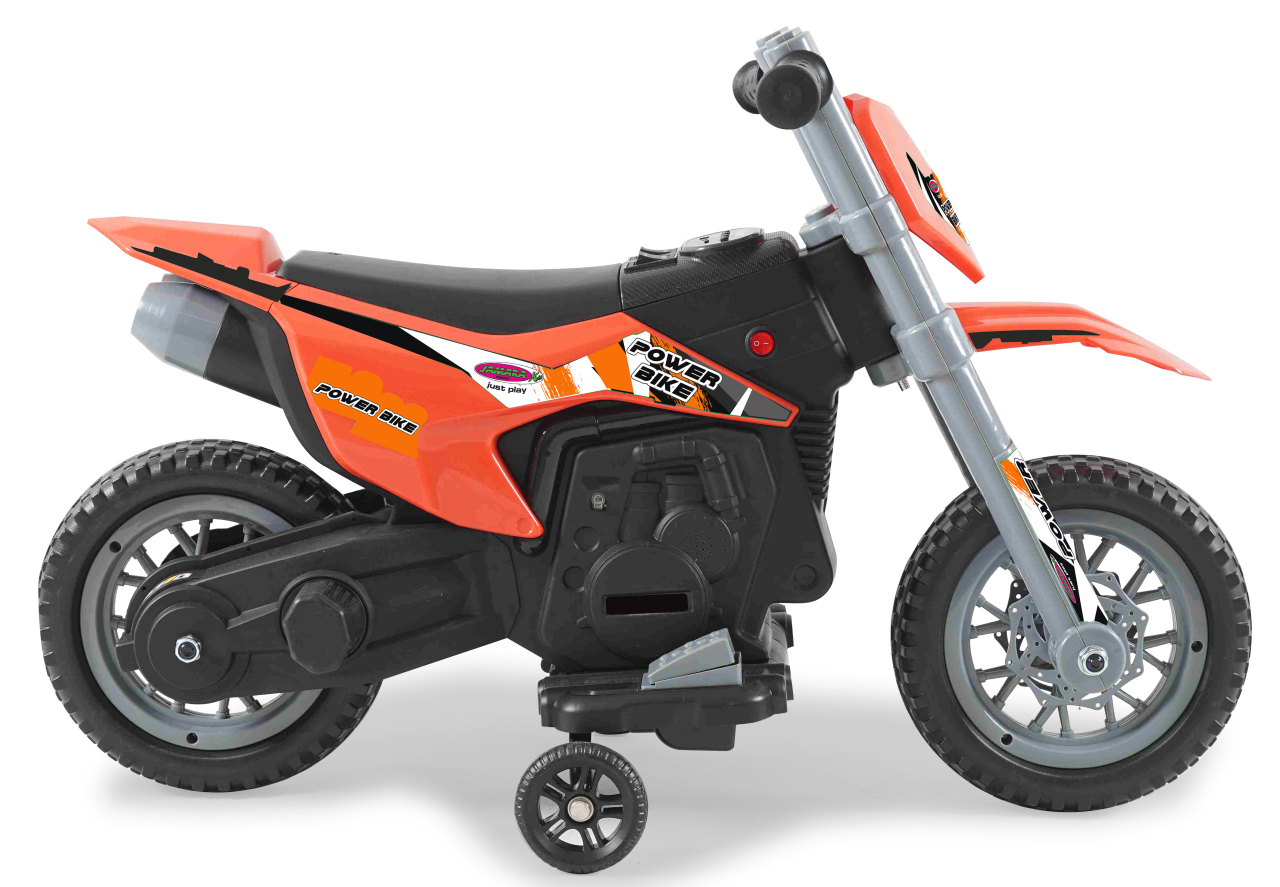 Jamara e.K. JAMARA-460679-Ride-on Motorrad Power Bike orange 6V