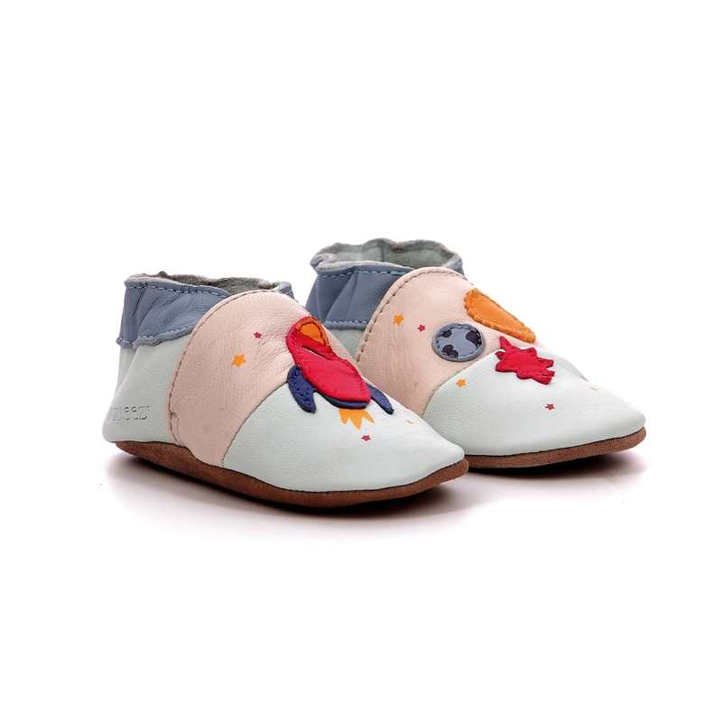 Chaussons cuir tannage vegetal Deep Space Area