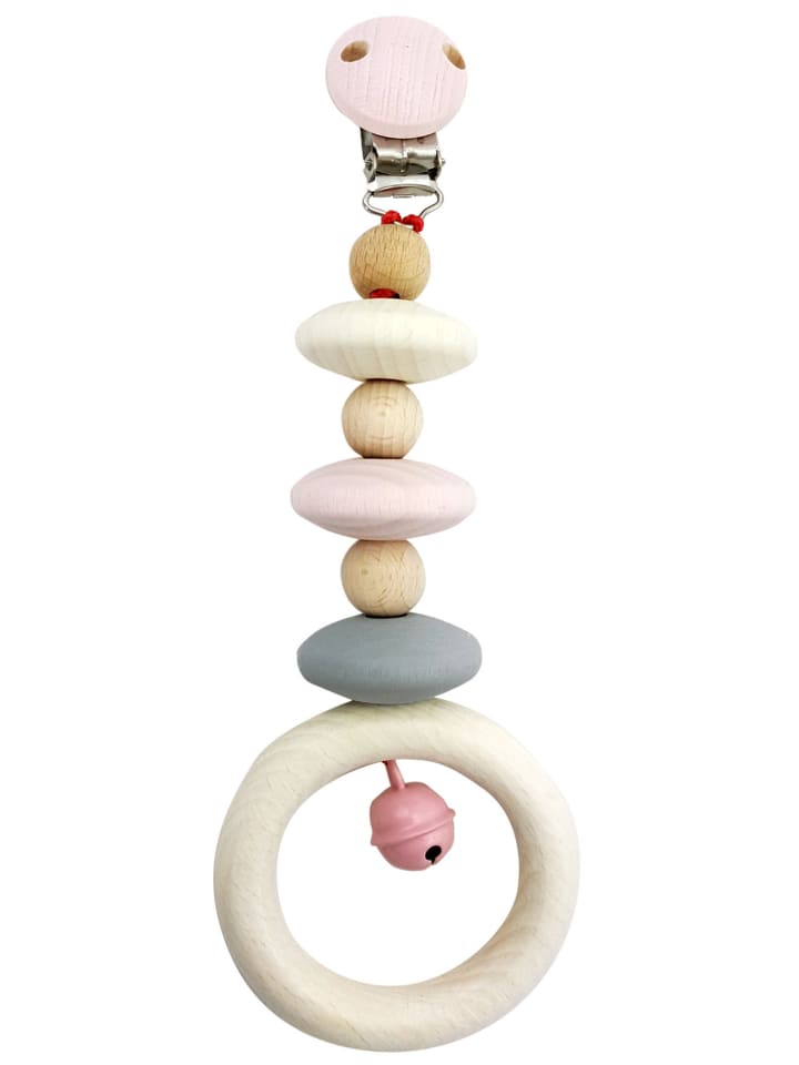 Hess Holzspielzeug  Wagenhänger in Natur/Rosa günstig kaufen onesize