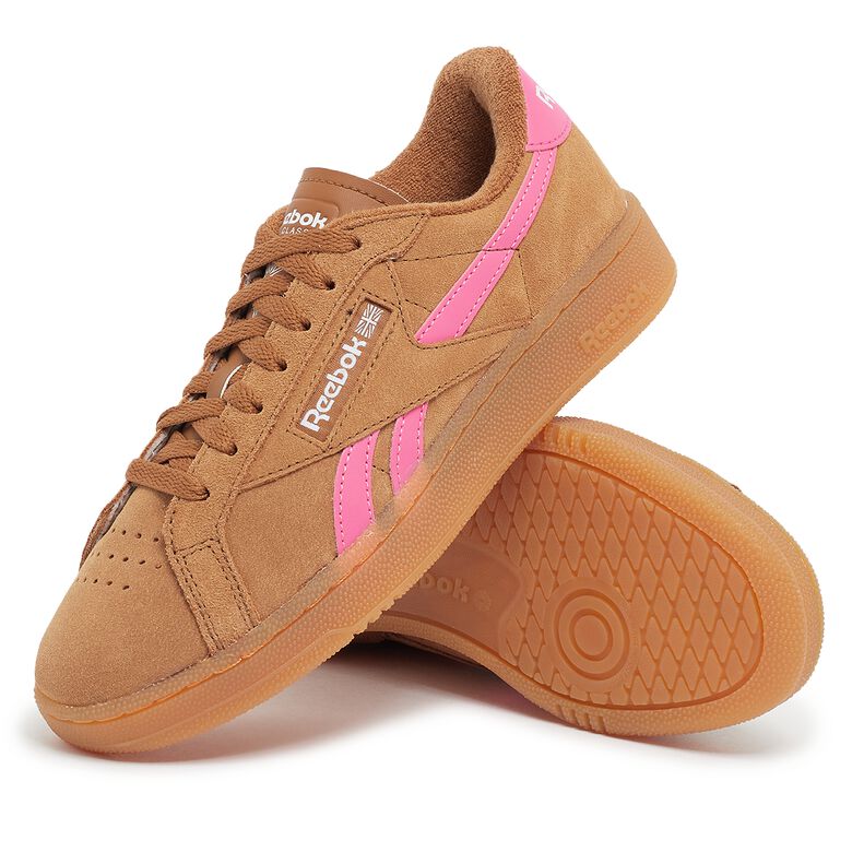 Reebok Wmns Club C Grounds UK wildbrown/gum/truepink