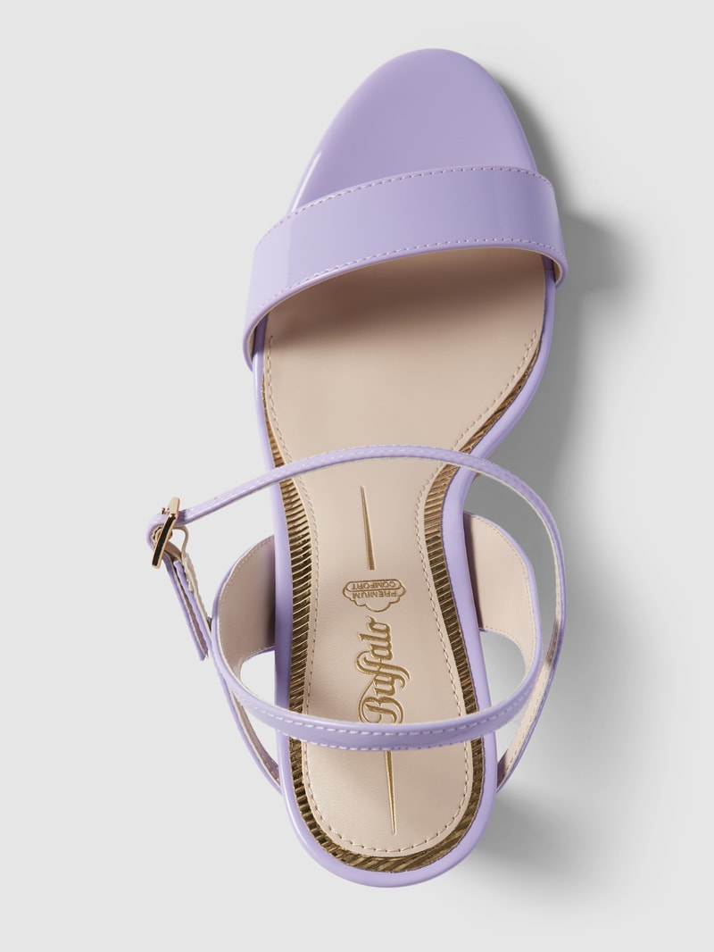 Sandalette aus Satin Modell 'NEAT'' in flieder