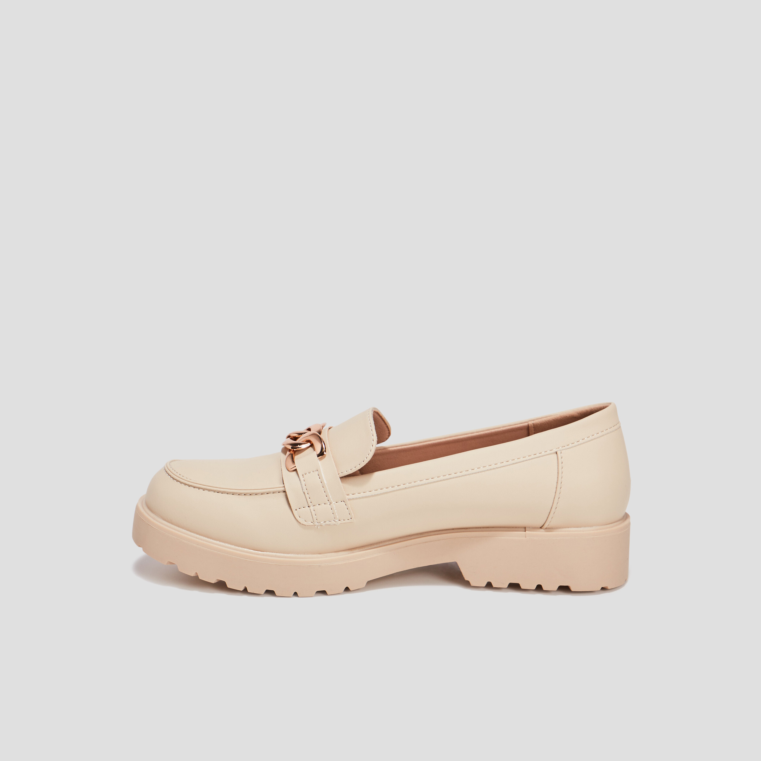Mocassins à détails bijoux Liberto sable femme | La Halle
