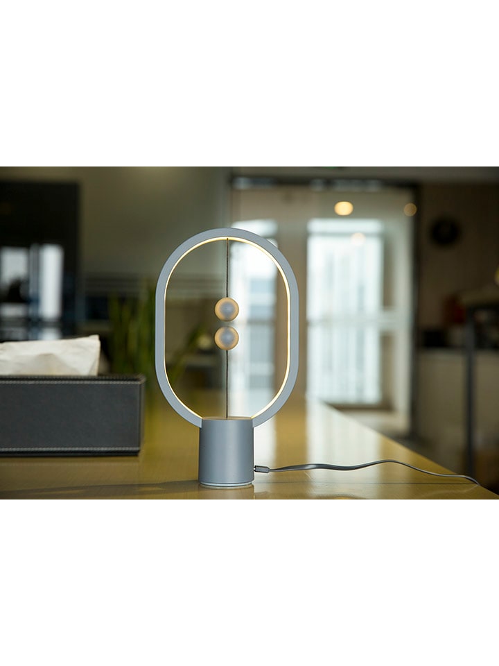 Designnest LED-Tischleuchte ''Heng'' in Hellgrau - (L)24 x (B)15 cm günstig kaufen onesize