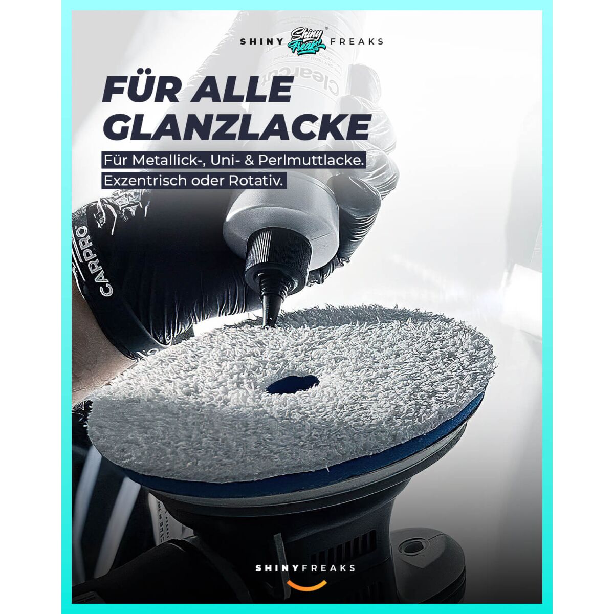 CarPro Politur Set ClearCut    Ø125mm Pad | Schleifpolitur 500g