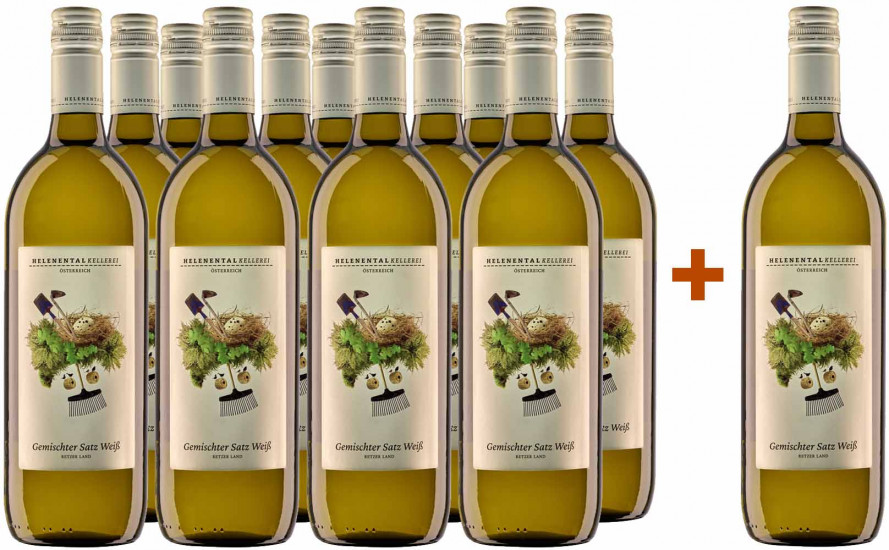 11+1 Genuss-Paket Gemischter Satz trocken 1,0 L - Helenental Kellerei