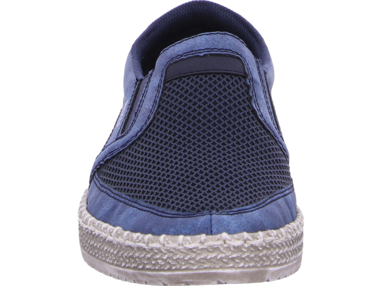 RIEKER Komfort Slipper blau