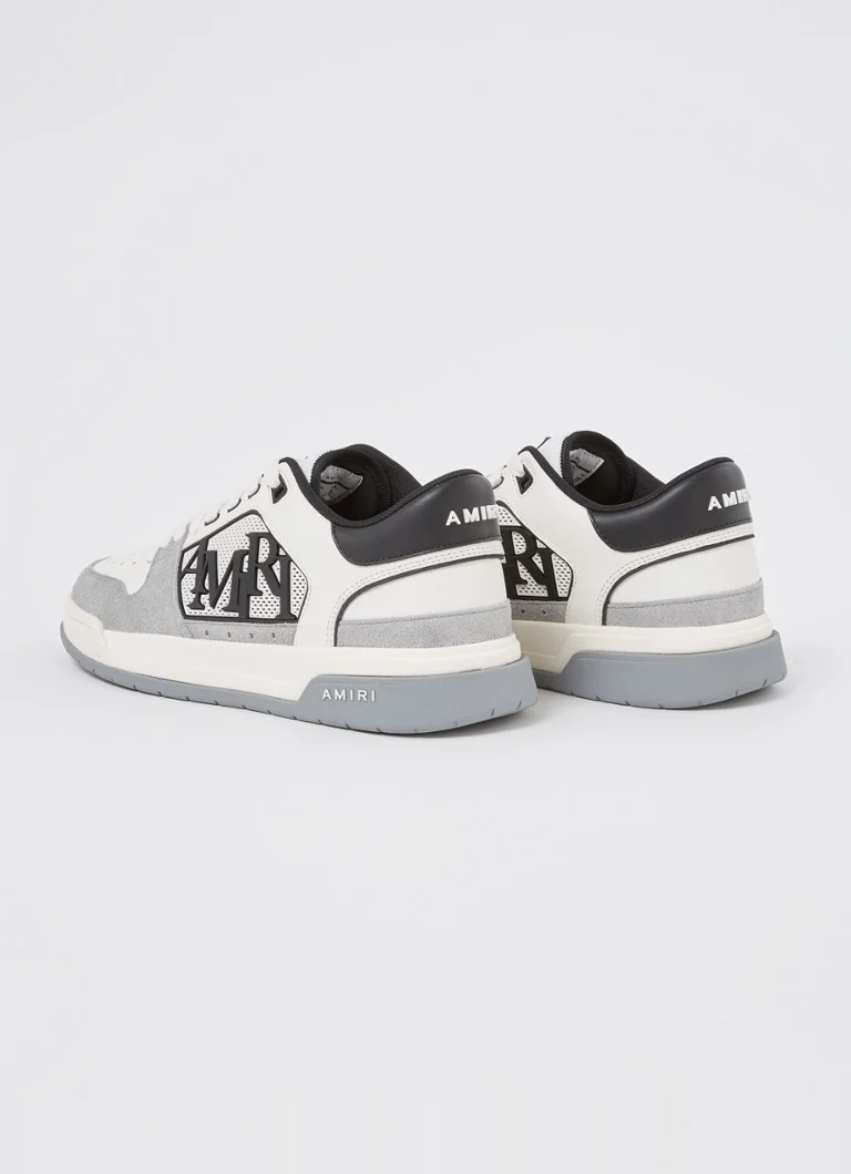Skórzane trampki AMIRI z logo