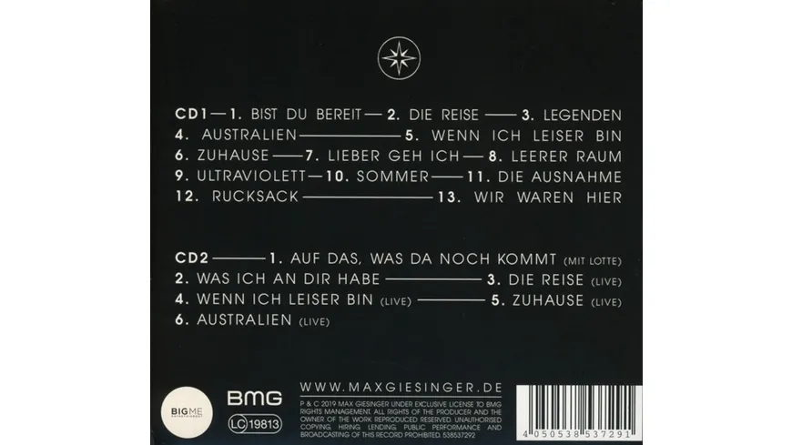 Die Reise (Deluxe Version) Digipak