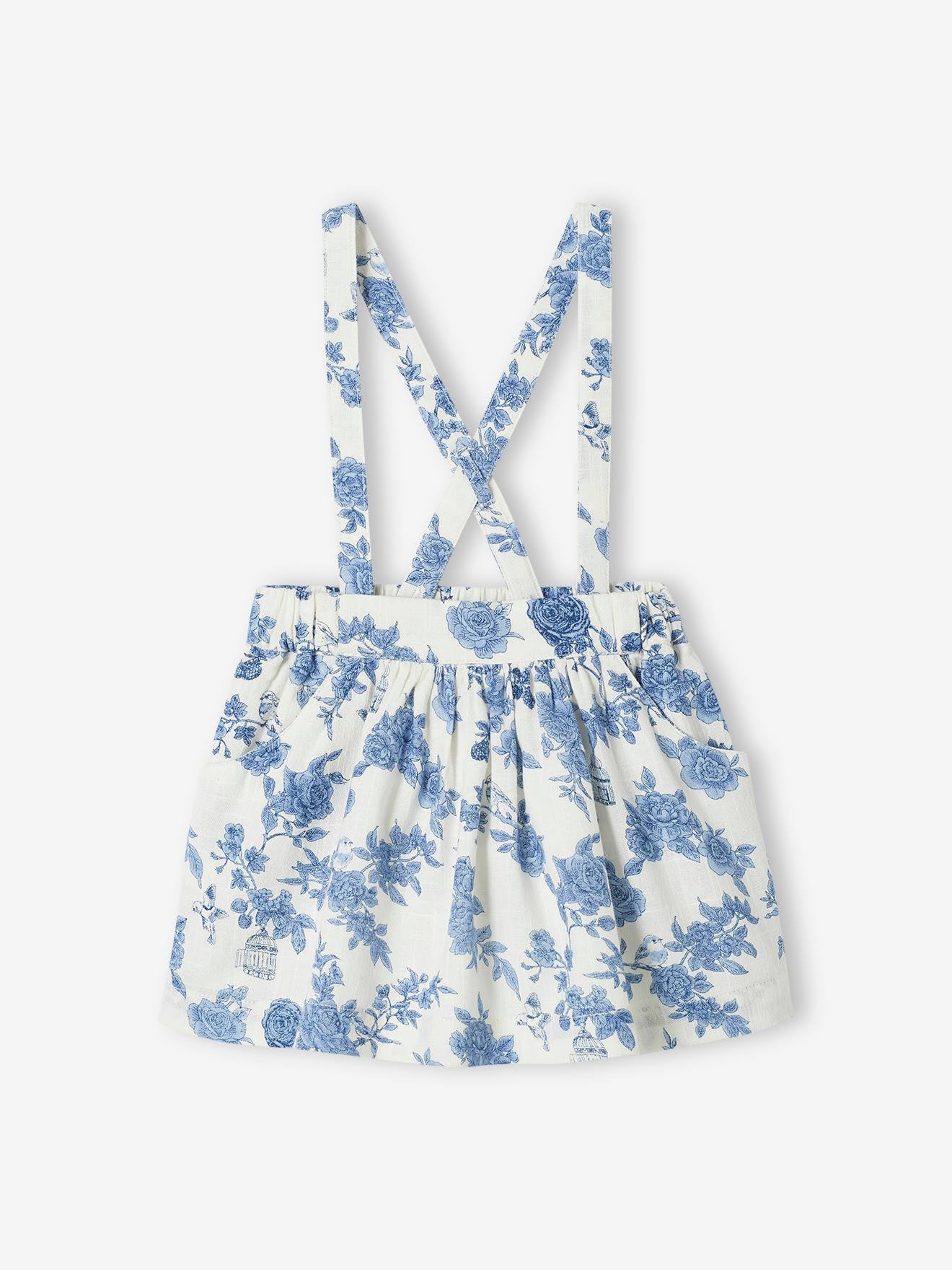 Vertbaudet Festliches Baby-Set: Rock & T-Shirt - wollweiß