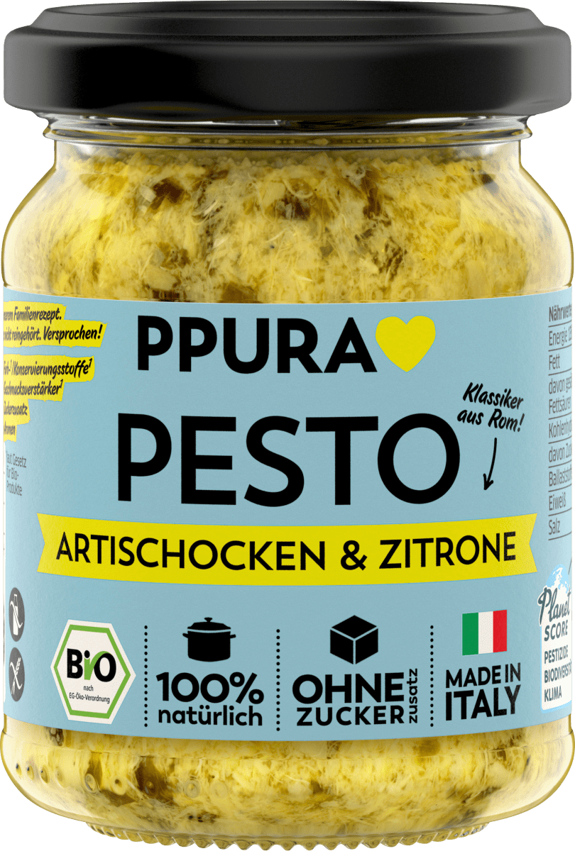 Pesto, Artischocken & Zitrone, 120 g
