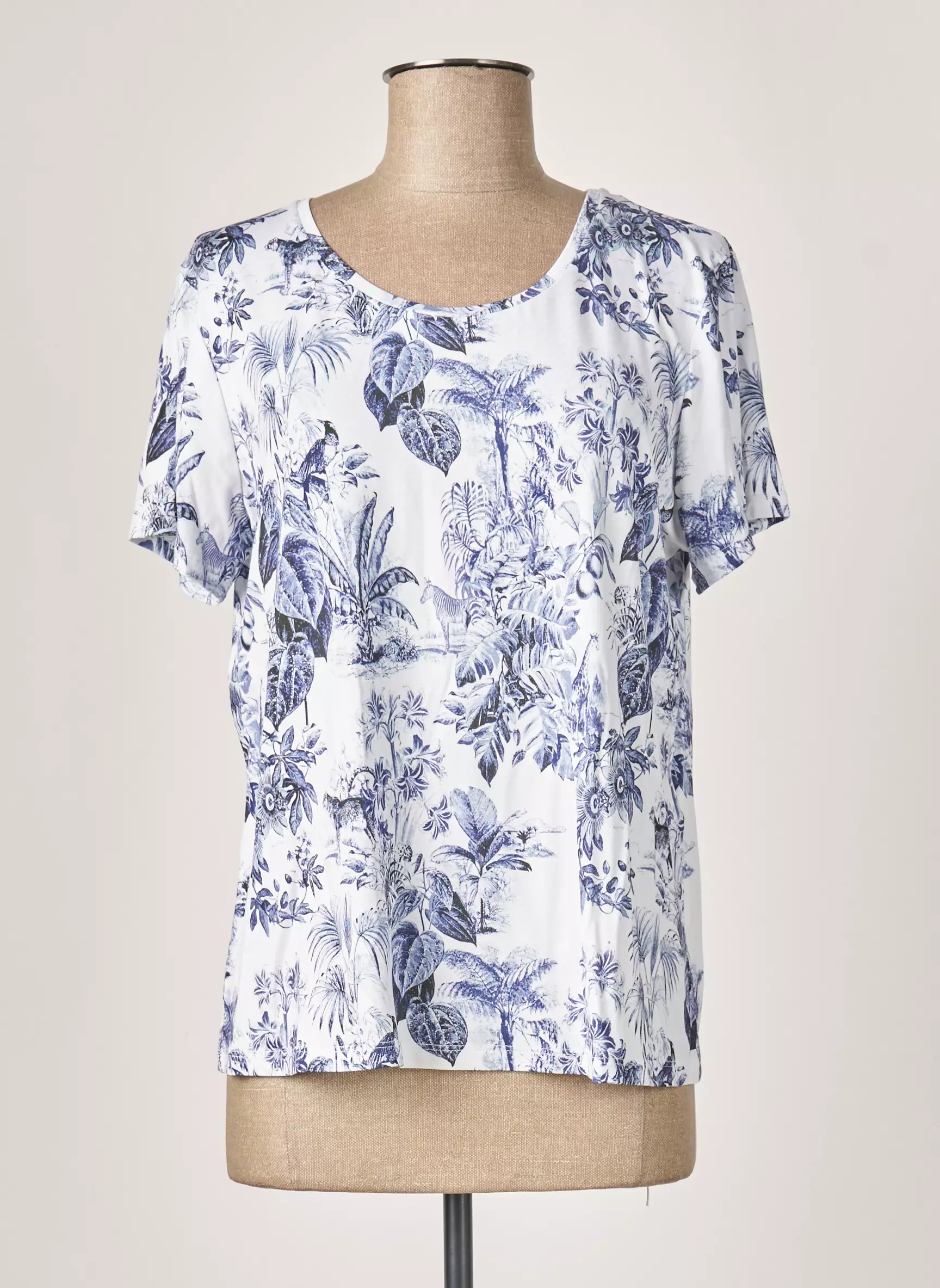 Le Chat Tshirts Femme couleur blanc