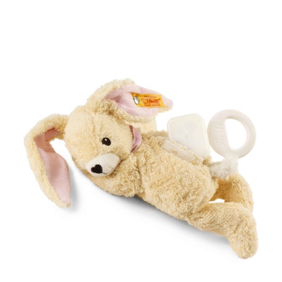 Hoppel Hase Spieluhr, 20 cm, rosa