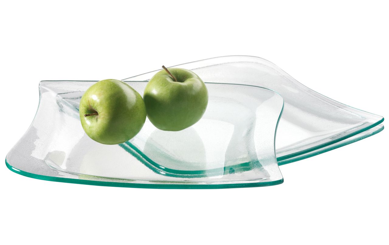 Mäser Serie La Musica, Platzteller-Set 3 teilig, Glas