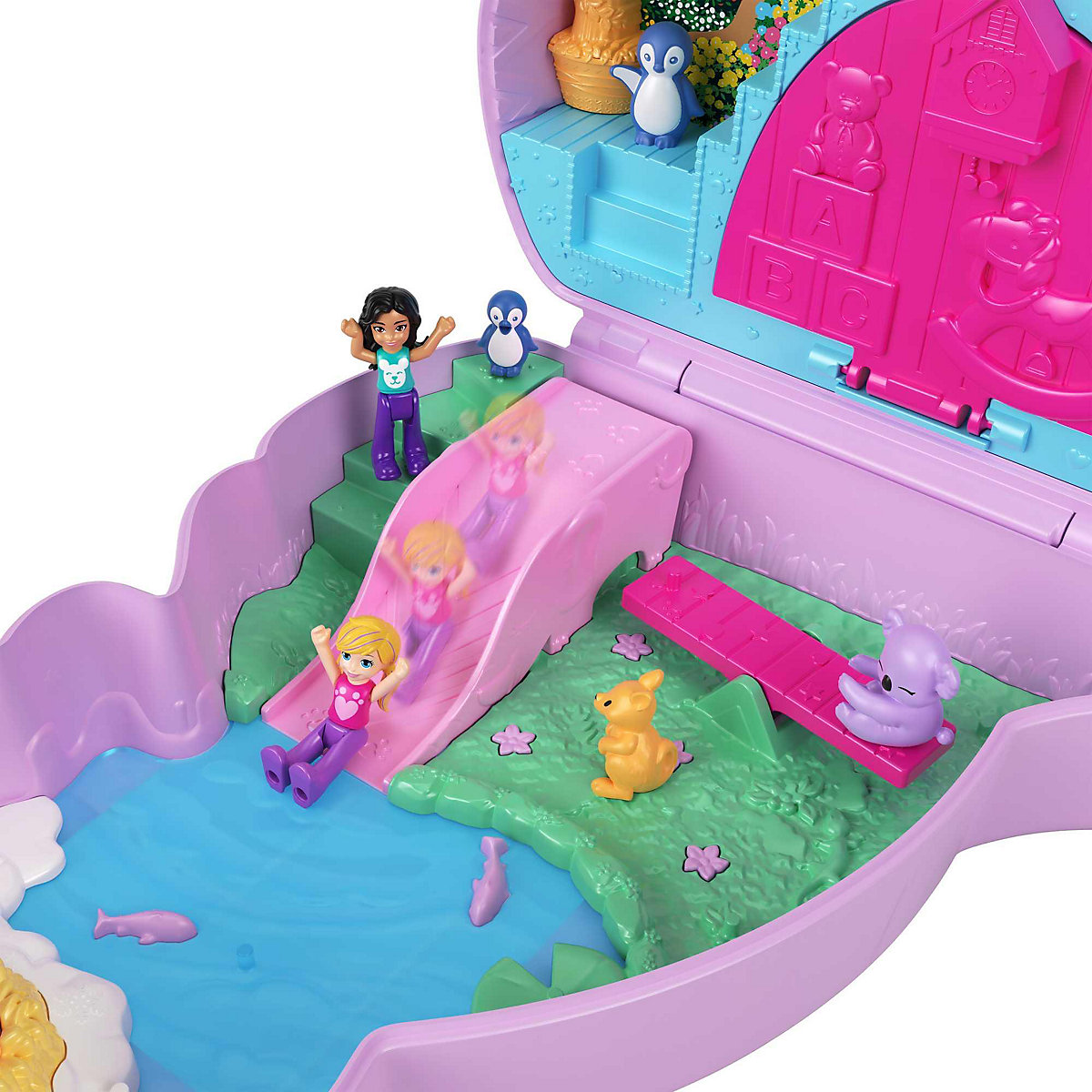 Polly Pocket Mama & Joey Kangaroo Schatulle