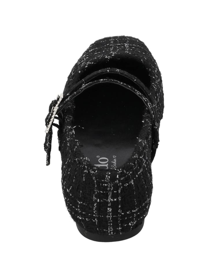 palado Riemchenballerinas in black silver günstig kaufen