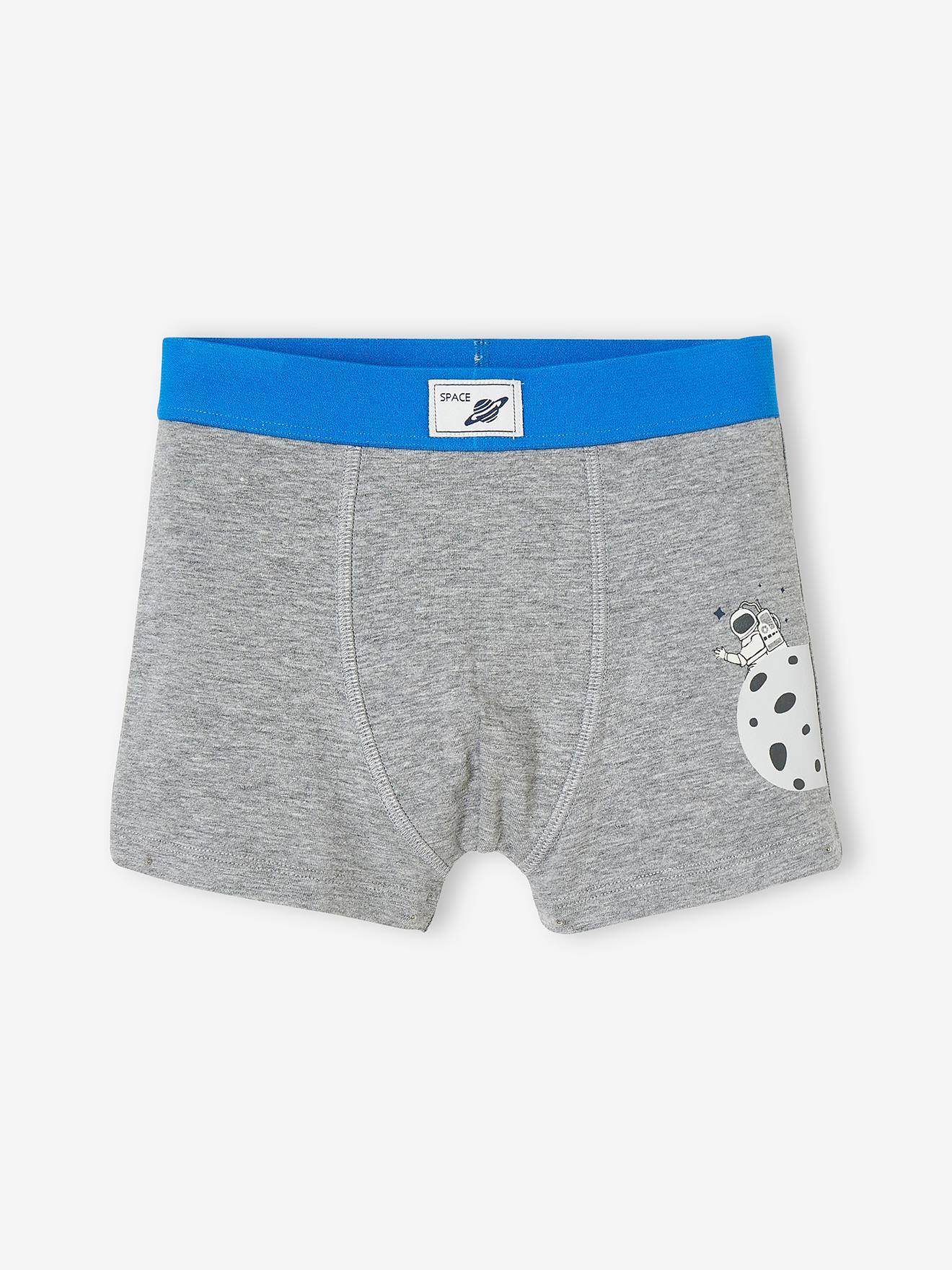 Vertbaudet 3er-Pack Jungen Boxershorts Oeko-Tex - marine
