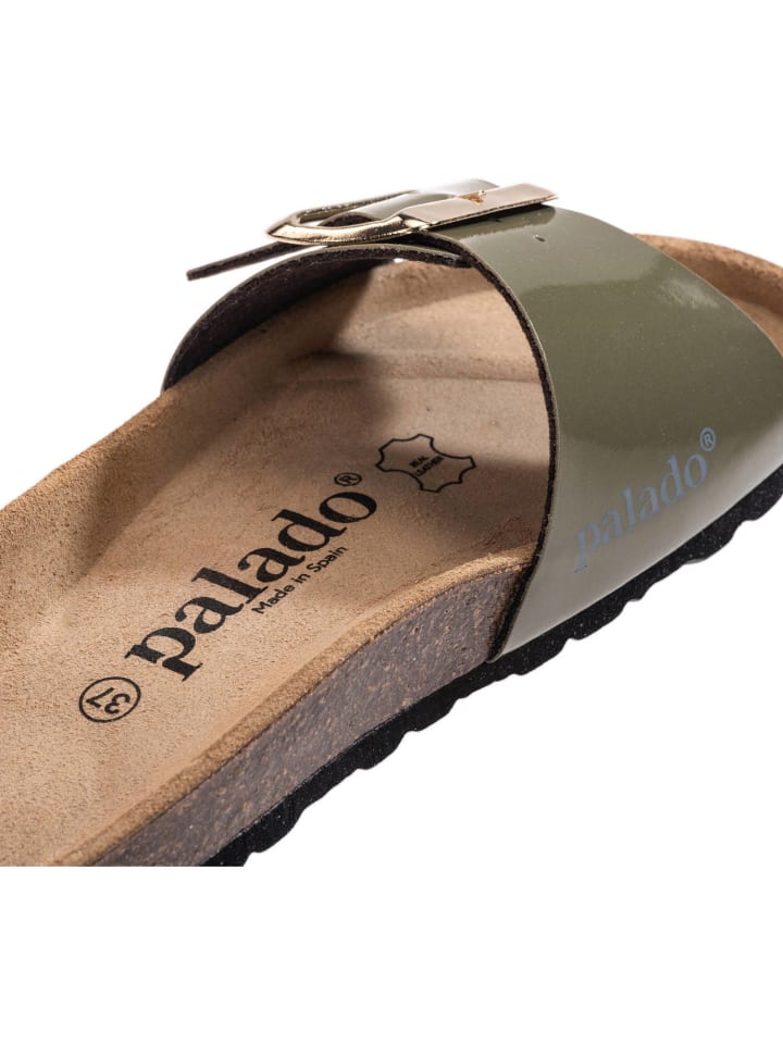 palado Pantoletten in khaki günstig kaufen