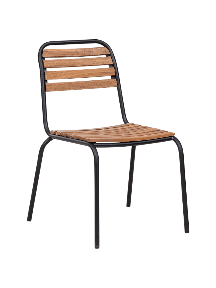Beliani 7-tlg Gartentisch Set VALLESE in Heller Holzfarbton günstig kaufen onesize