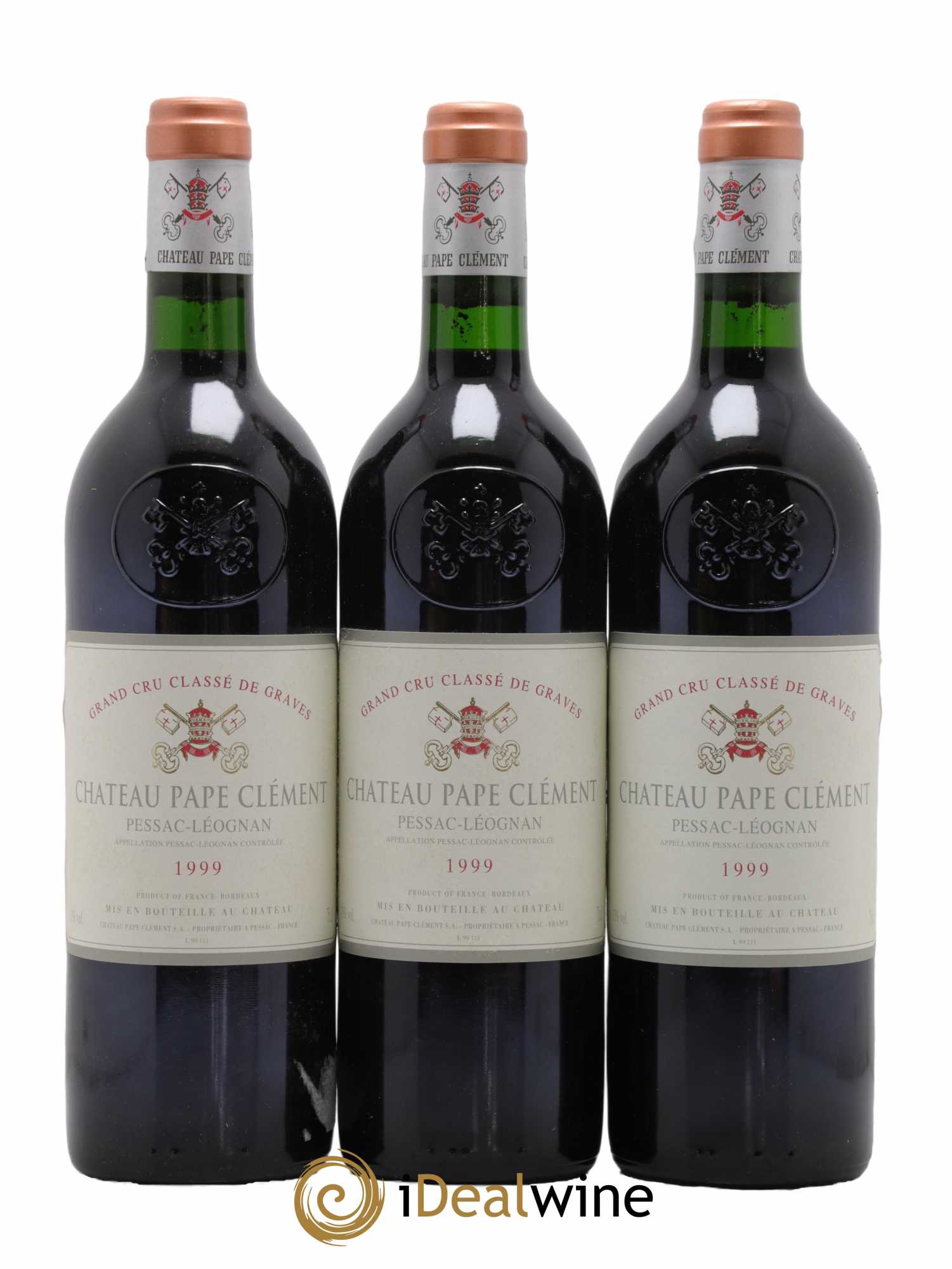 Château Pape Clément Cru Classé de Graves  1999 - Lot de 12 Bouteilles