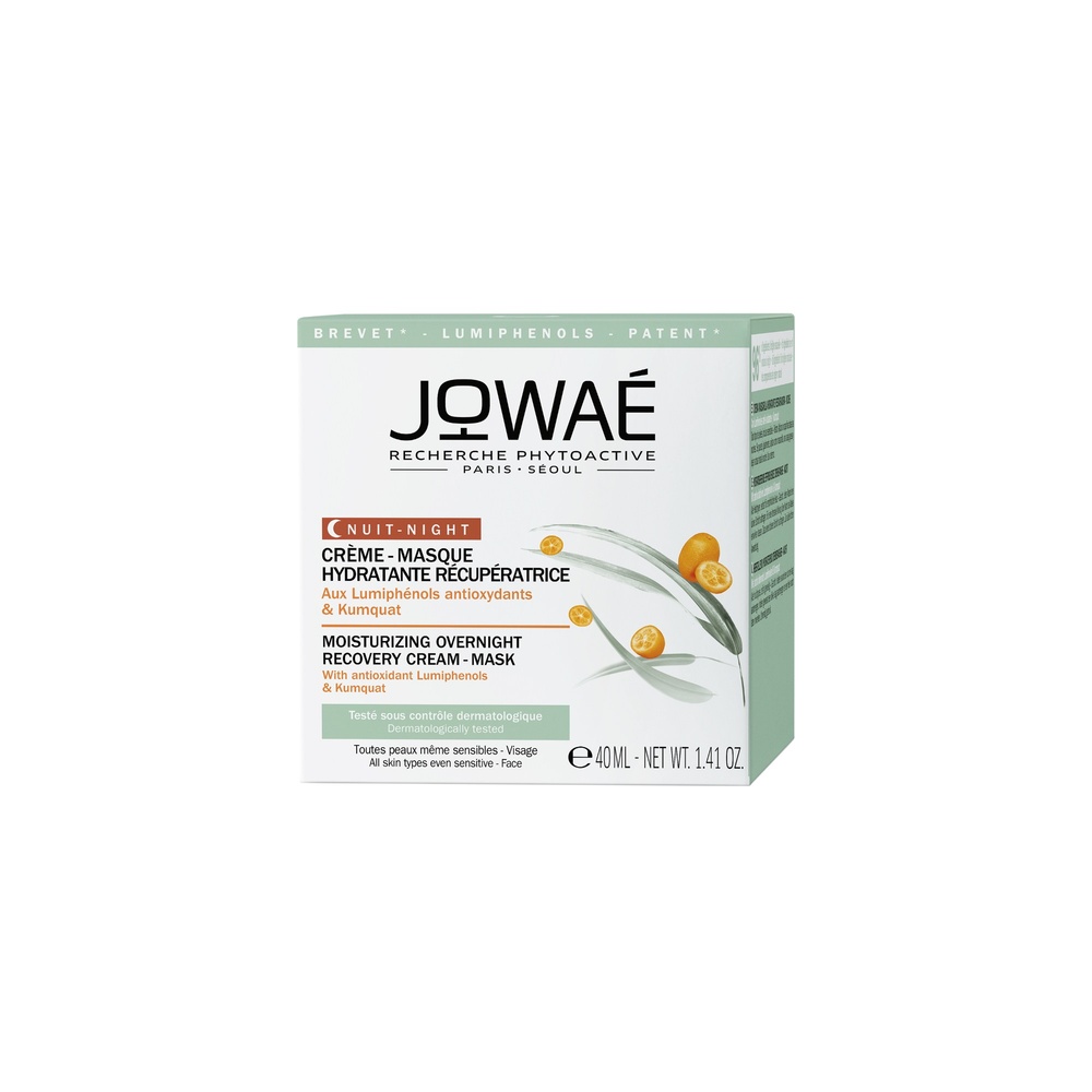Jowae Crème-masque hydratante récupératrice nuit 40ml au Kumquat Soin nuit