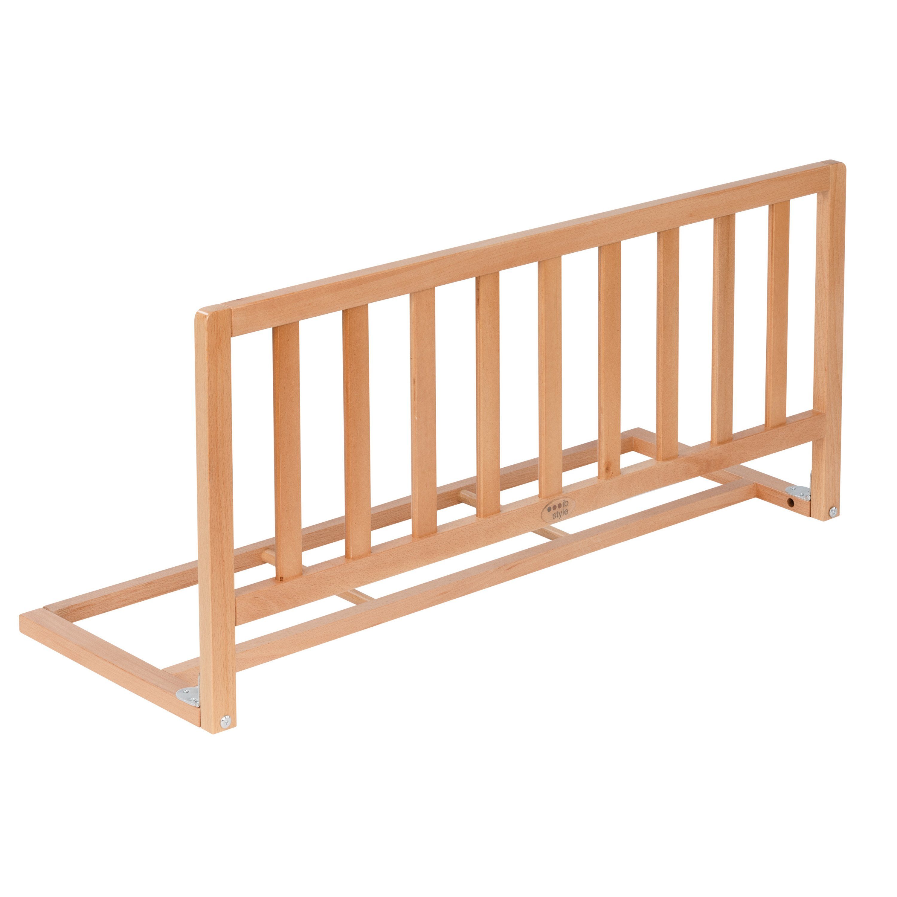 ib style Bettschutzgitter Bettgitter Tamo 90cm natur, Bettschutzgitter - Rausfallschutz - Holzgitter
