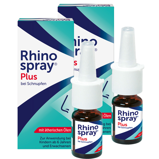 Rhinospray Plus Nasenspray bei Schnupfen 2 x 10 ml  2X10 ml  Dosierspray