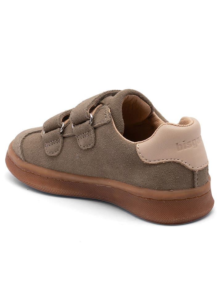 bisgaard Leder-Sneakers in Braun/ Beige günstig kaufen