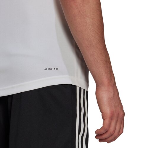 ADIDAS HERREN PRIMEBLUE DESIGNED TO MOVE SPORT 3-STREIFEN POLOSHIRT