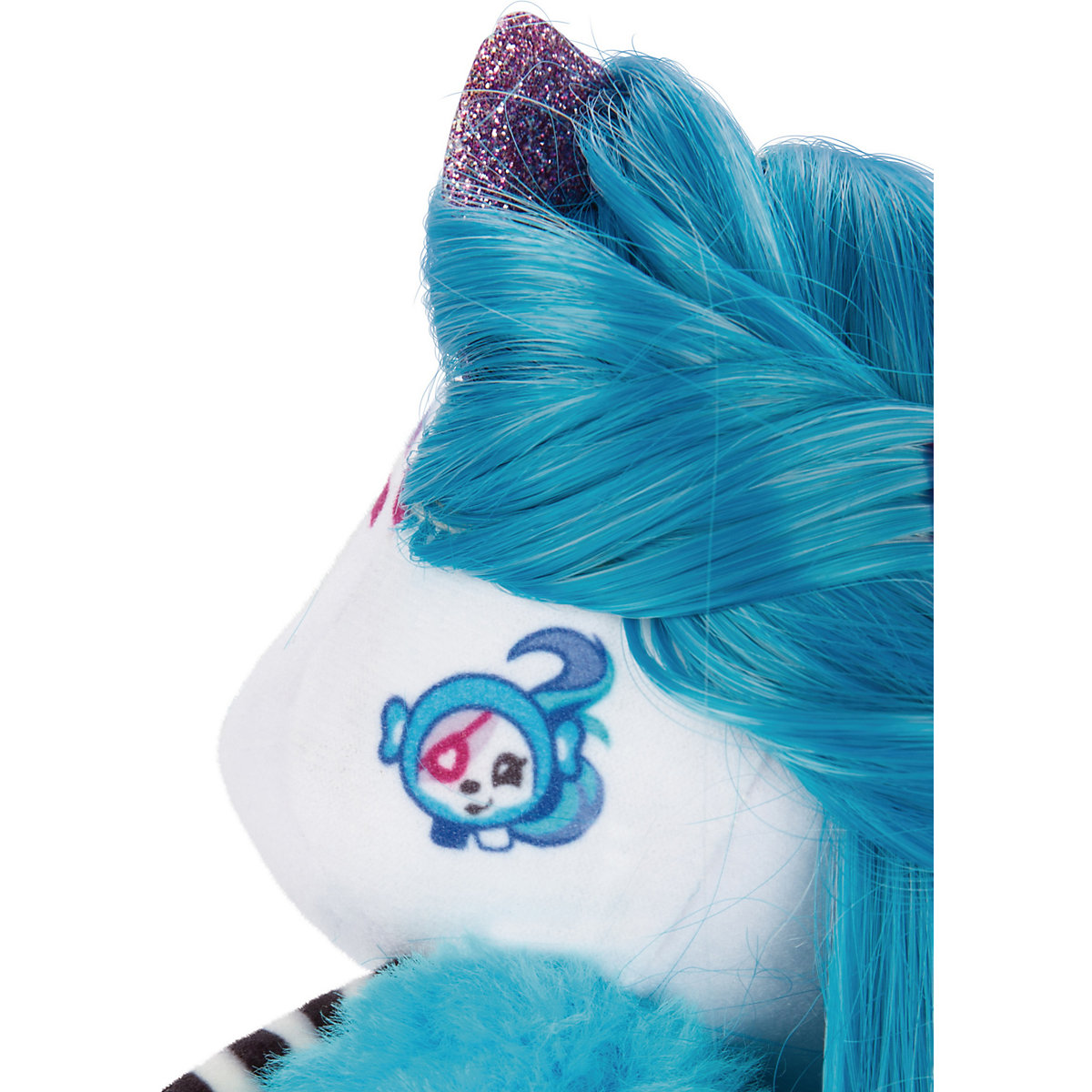 Pixidoos Plüsch-Puppe Nali  blau 20 cm mit 3-teiligen Zubehör in Geschenkverpackung (47508)