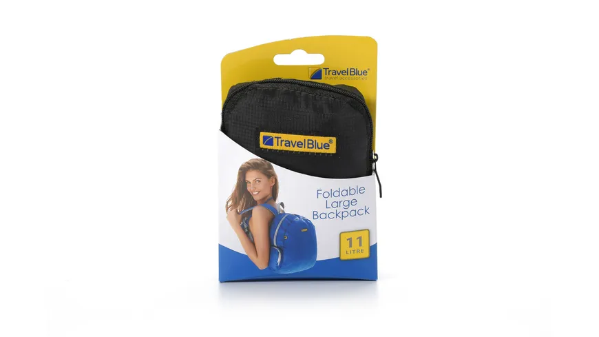 TravelBlue Rucksack faltbar sortiert