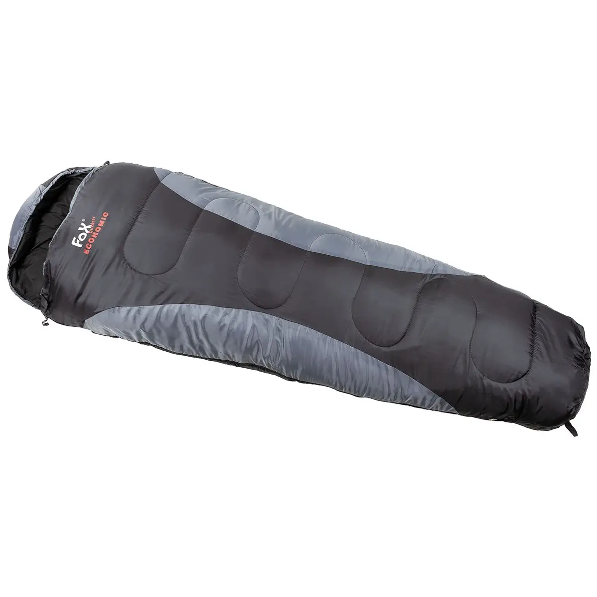 FOX Schlafsack ECONOMIC schwarz/grau