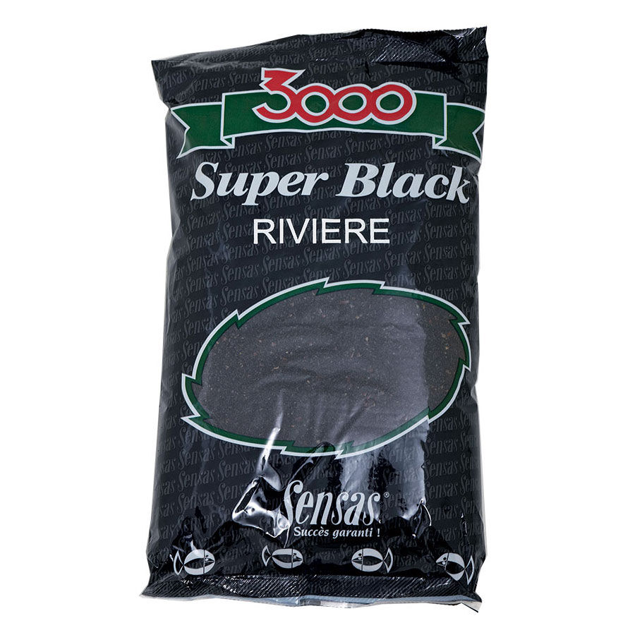 Sensas 3000 Super Black Riviere -viehe 1 kg