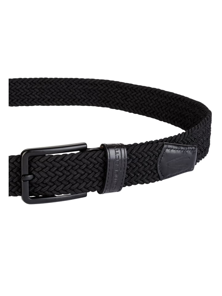 Camel Active Elastischer Flechtgürtel in Schwarz günstig kaufen