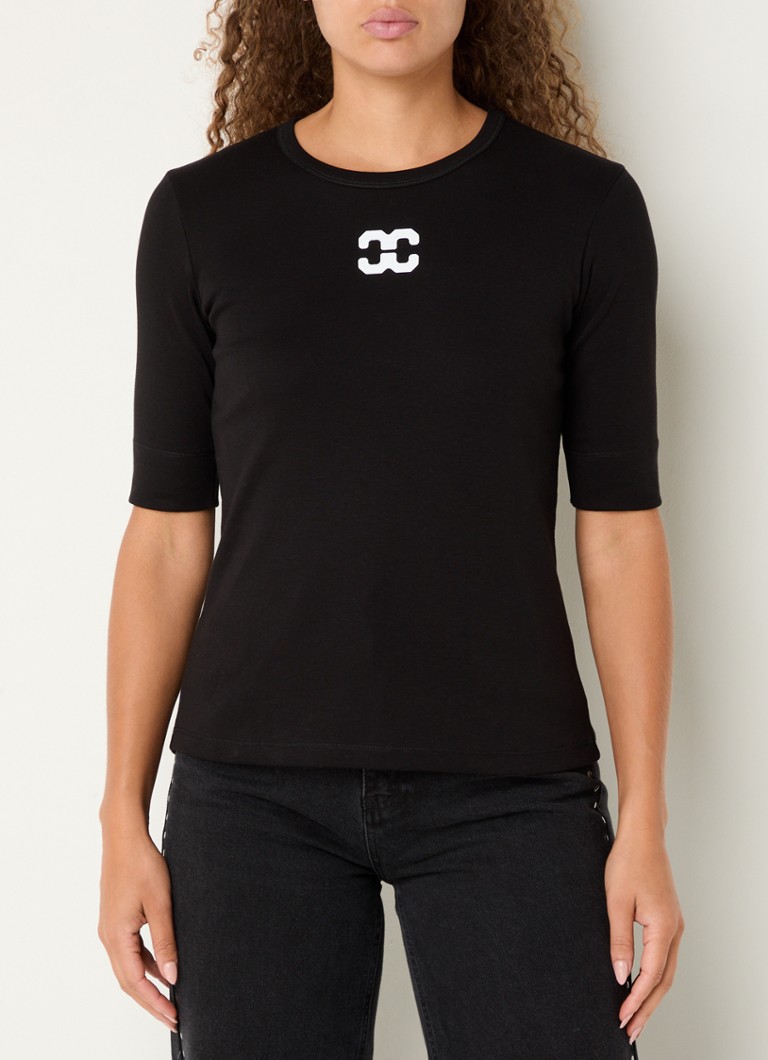 Co'Couture organic cotton T-shirt with logo print