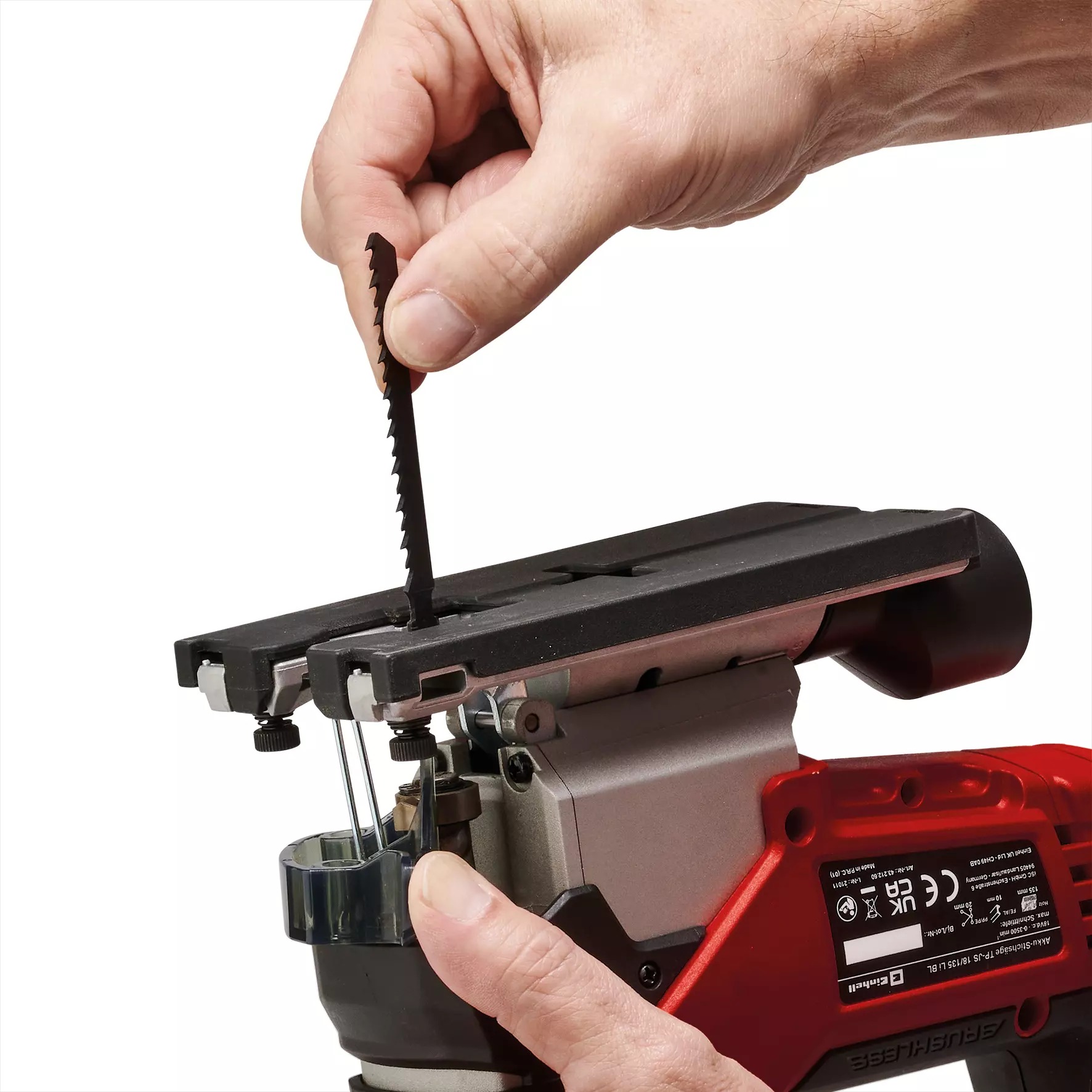 Einhell 4321260 TP-JS 18/135 Li BL Solo akkus szúrófűrész akkumulátor és töltő nélkül, dobozban