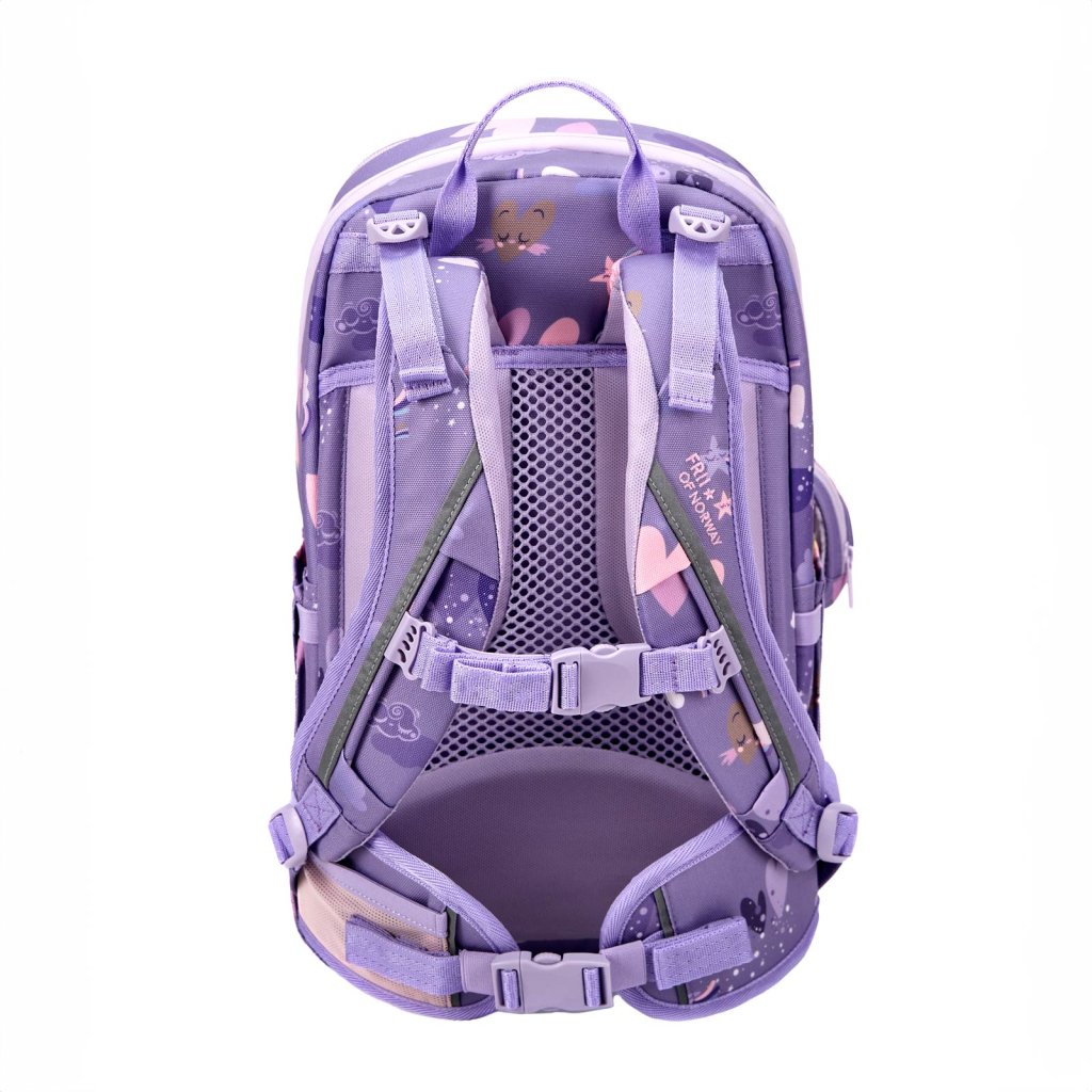 Frii of Norway Ergonomischer Schulrucksack Easy 22l Unicofrn Purple
