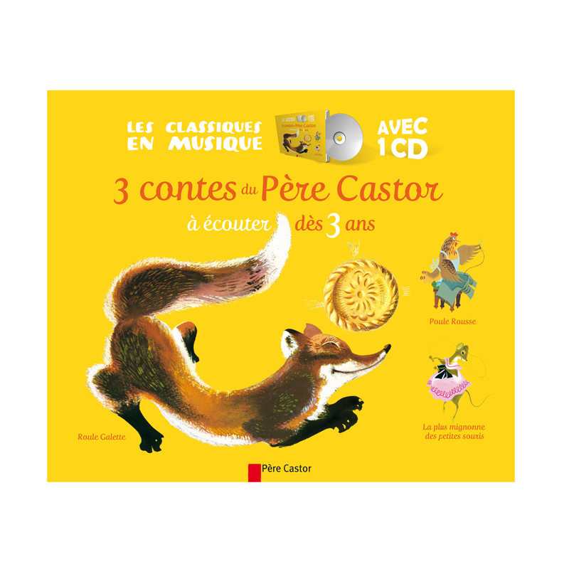 Livre-CD Roule Galette et 2 autres contes - Flammarion