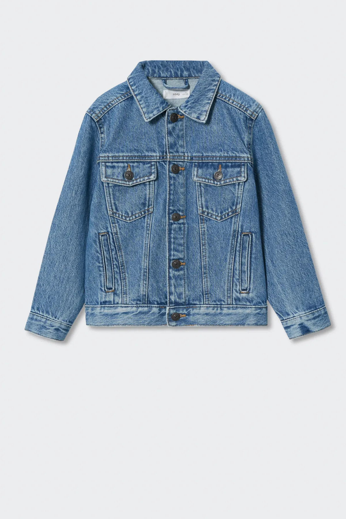 MANGO Kids  37011503 Jacken und Blazer Mittelblau