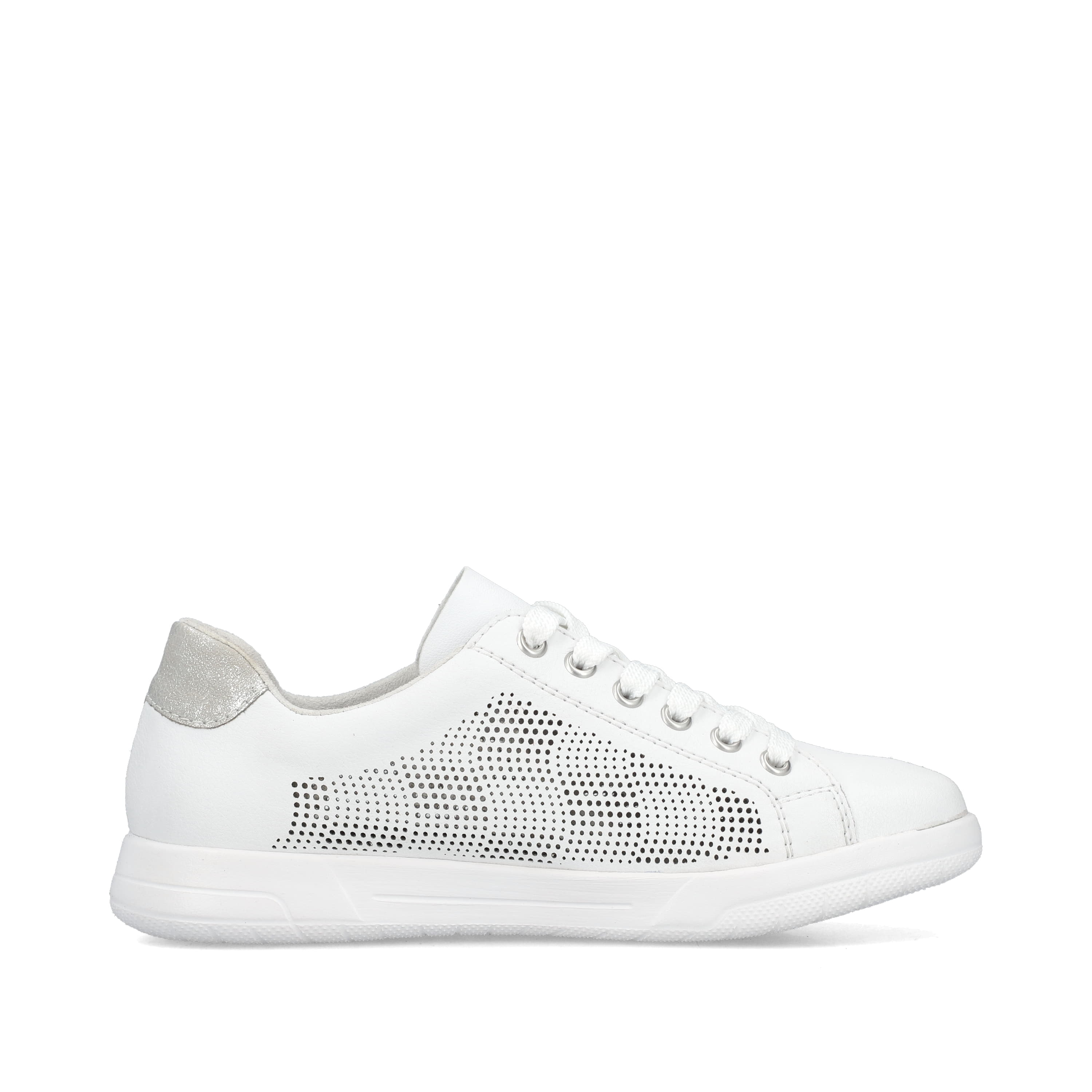 Rieker Damen Sneaker Low reinweiss