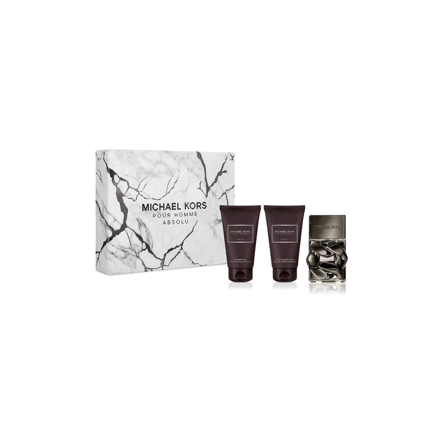 Pour Homme CAJA REGALO Michael Kors Pour Homme Absolu, Gel de Ducha y Bálsamo After Shave - Set de Regalo de Perfume Hombre, Eau de Parfum