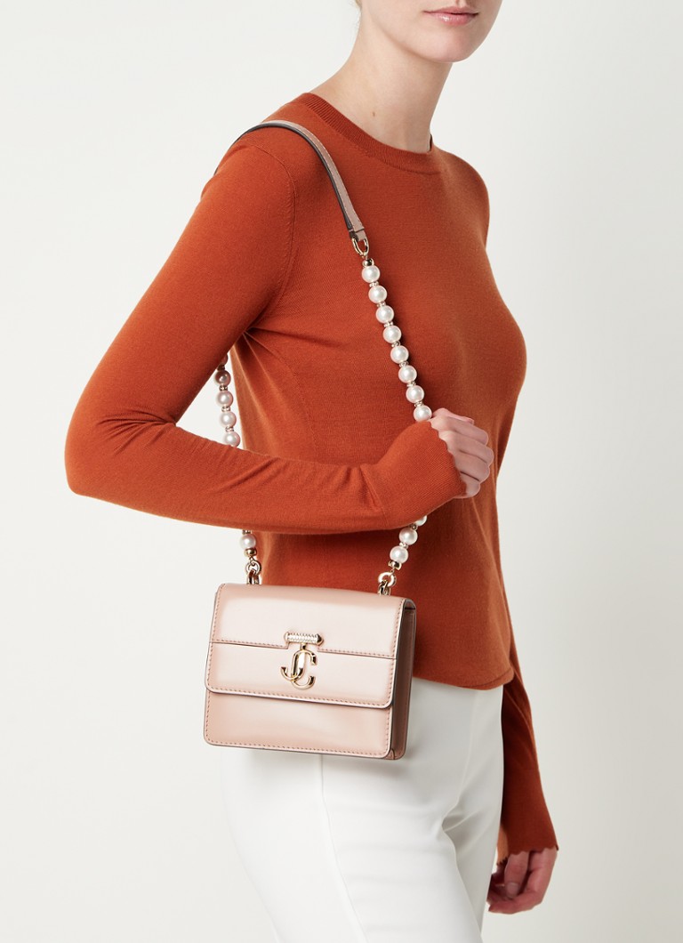 Borsa a tracolla Jimmy Choo Varenne Quad XS in pelle