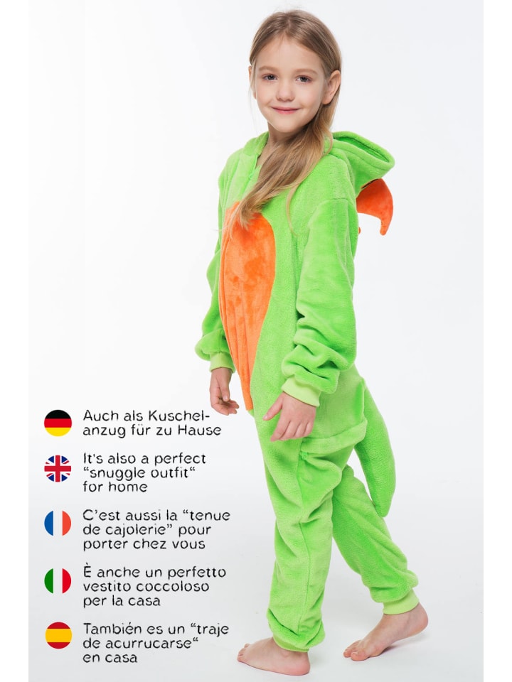 Corimori Onesie Kostüm in Grün günstig kaufen