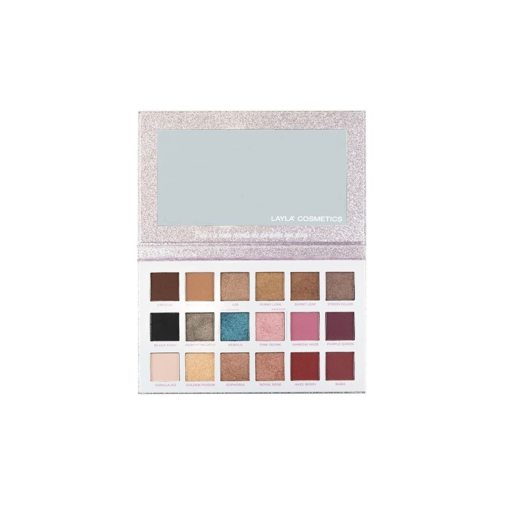 layla cosmetics Baba Palette de 18 Fards à paupières Yeux