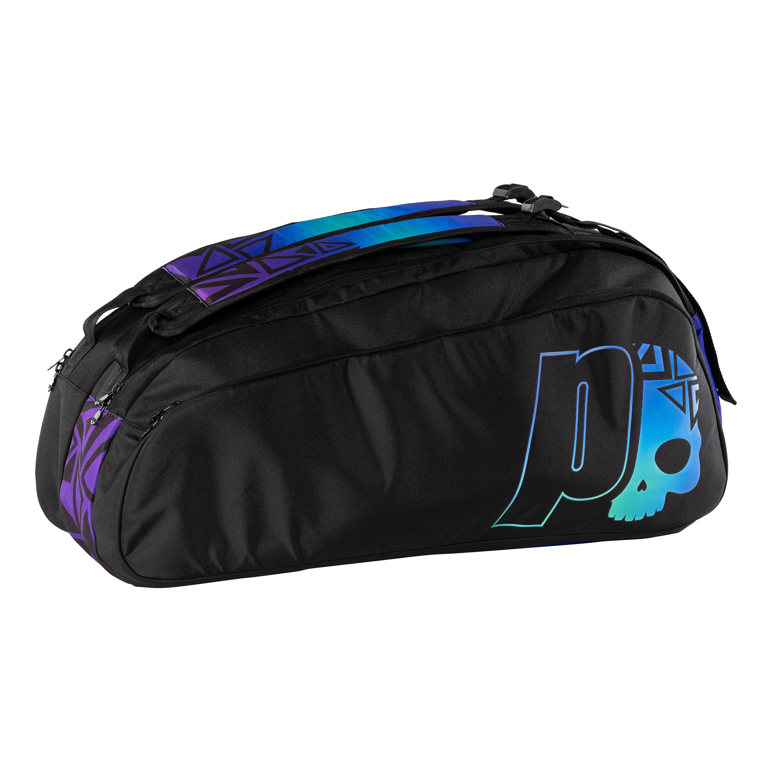 Neon Schlägertasche 6er - Schwarz