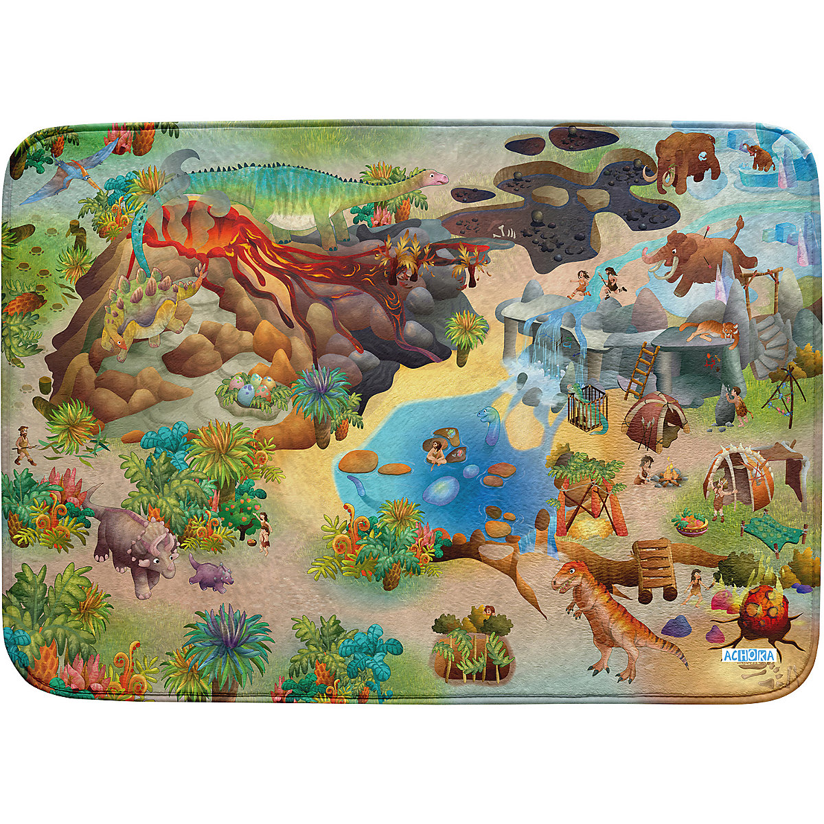 Ultrasoft Spielteppich Dinos, 100 x 150 cm