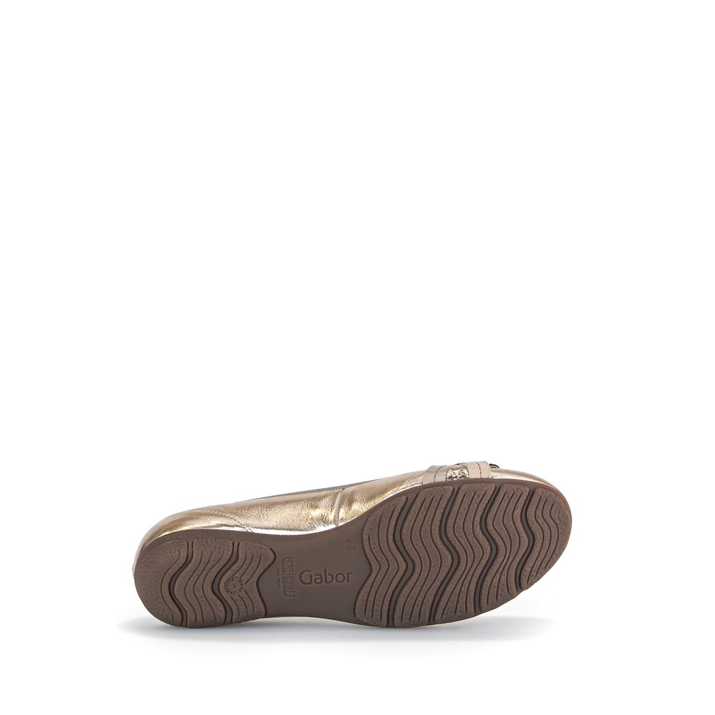 Gabor fashion Sportliche Ballerina gold